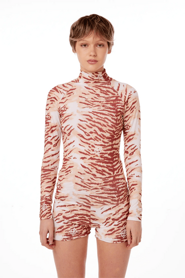 POLERA WILD BROWN